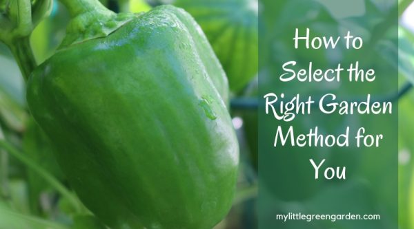 How to Select the Right Garden Method for You
